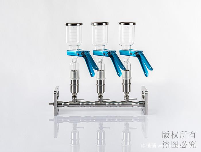 津腾多联溶剂过滤器 三联玻璃滤杯